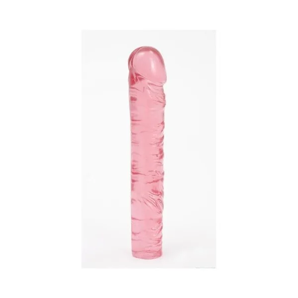Crystal Jellies Classic Dong 10 Inch - Pink