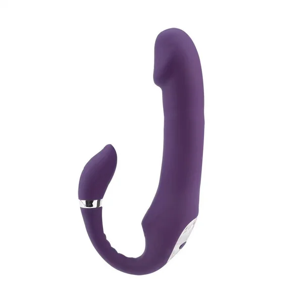 C-shaped Dual-Stimulation Vibrator-Purple
