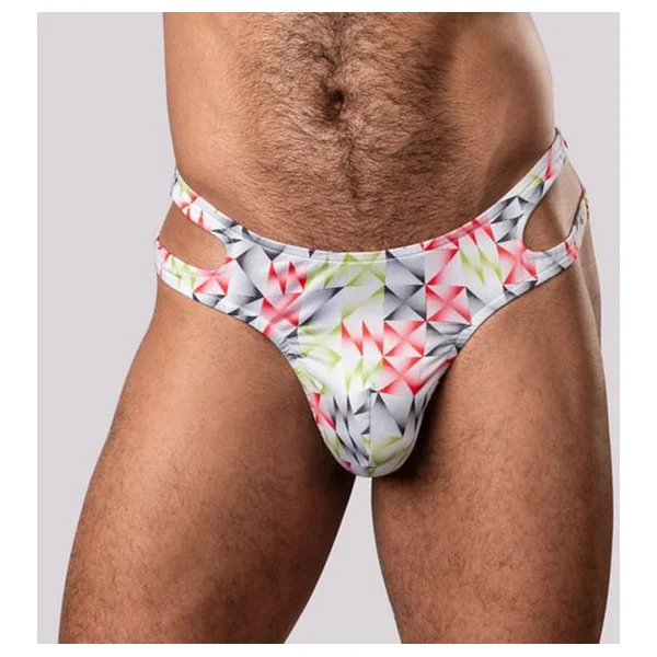 CUT IT OUT! CUTOUT THONG RED S/M