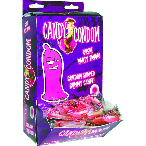(D) CANDY CONDOMS DISPLAY 50PC DISPLAY