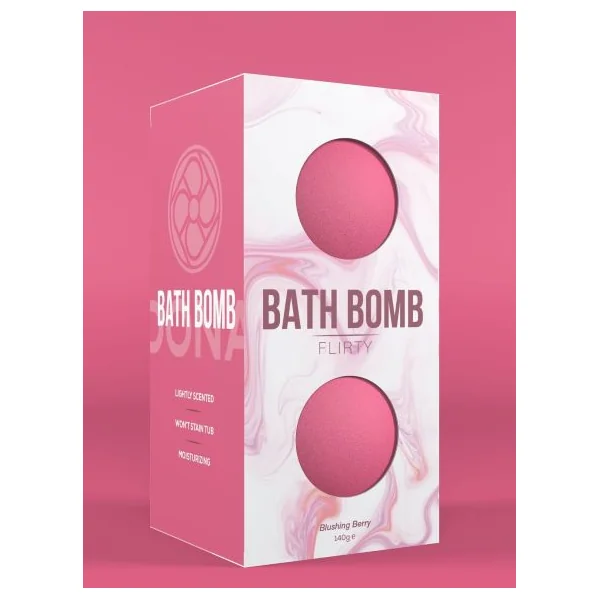 (D) DONA BATH BOMB FLIRTY BLUS BERRY 140G