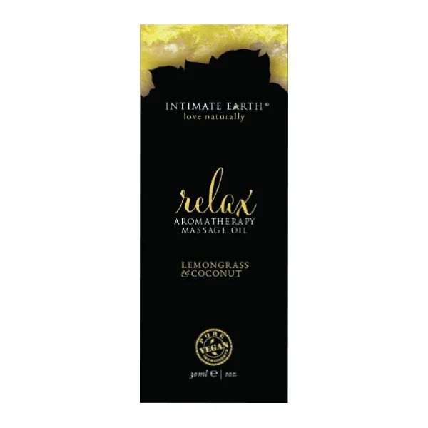 (D) INTIMATE EARTH RELAX MASSA OIL FOIL SACHET 1OZ