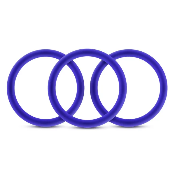 (D) PERFORMANCE VS3 PURE PREMI SILICONE COCKRINGS LARGE INDIGO