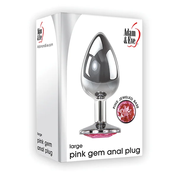 (D)ADAM & EVE PINK GEM ANAL PL LARGE