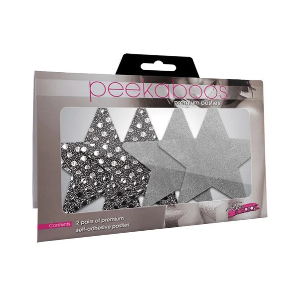 Dark Angel Stars - Silver Pack Of 2