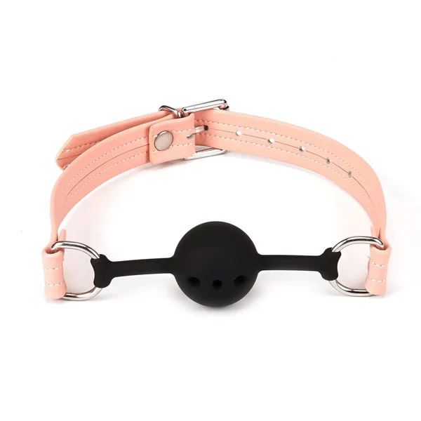 Dark Candy Vegan Leather & Silicone Ball Gag