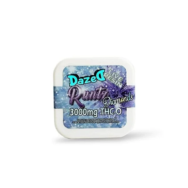 Dazed THC-O Diamond Dabs 3 Grams Runtz