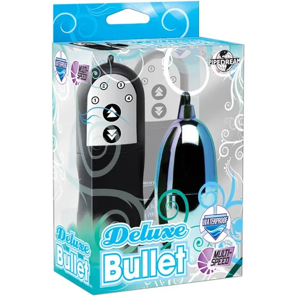 Deluxe Bullet Waterproof Vibe – Mutli-speed Blue