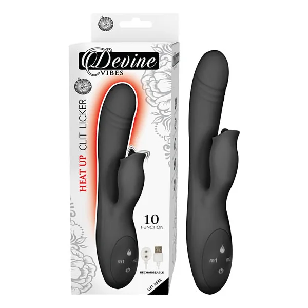 DEVINE VIBES HEAT UP CLIT LICKER BLACK