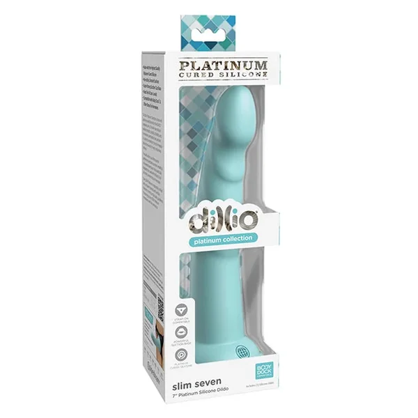 Dillio Platinum 7″ Slim Seven Silicone Dildo