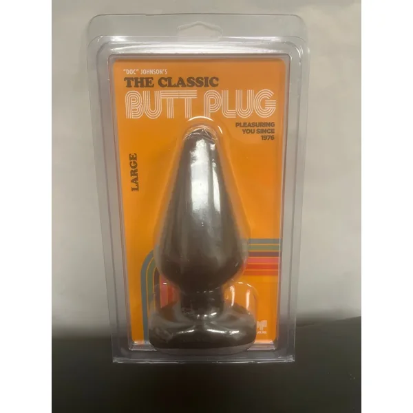 Doc Johnson Butt Plug Large in Black