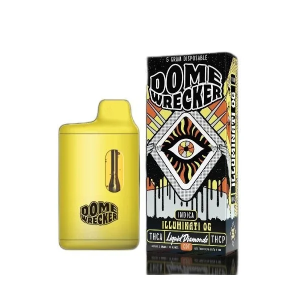 Domewrecker 3.5g THC-A Disposable Illuminati OG Indica
