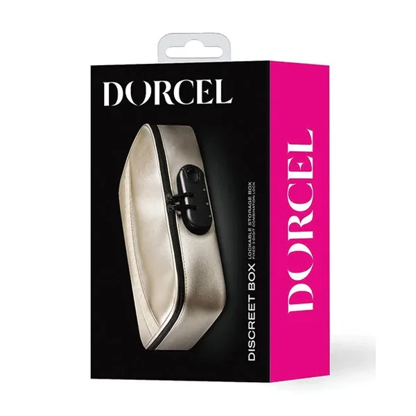 Dorcel Lockable Discreet Box – Luxury Gold