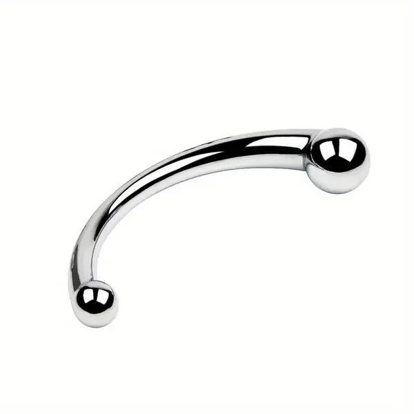 Double Ended Stainless Steel Anal Plug G Spot Prostate Massage Stick