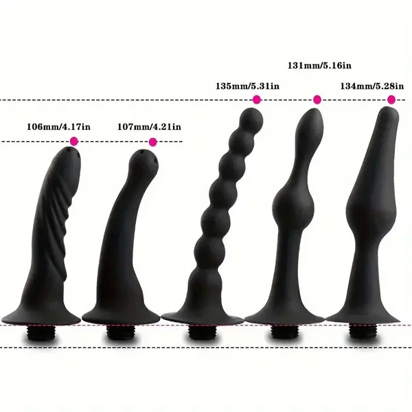 Douche Nozzle Vaginal Cleansing Shower Head Anus Clean Enema Cleaner