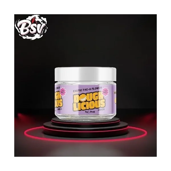 Dough Licious 4g Exotic THC-A Flower Bubblegum Gelato
