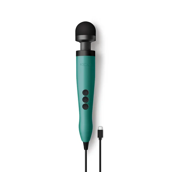 Doxy USB-C Powerful Massage Wand Vibrator - Turquoise
