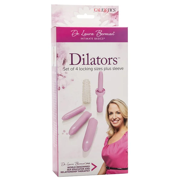 Dr. Laura Berman Dilators Set Of 4 Locking Sizes Plus Sleeve