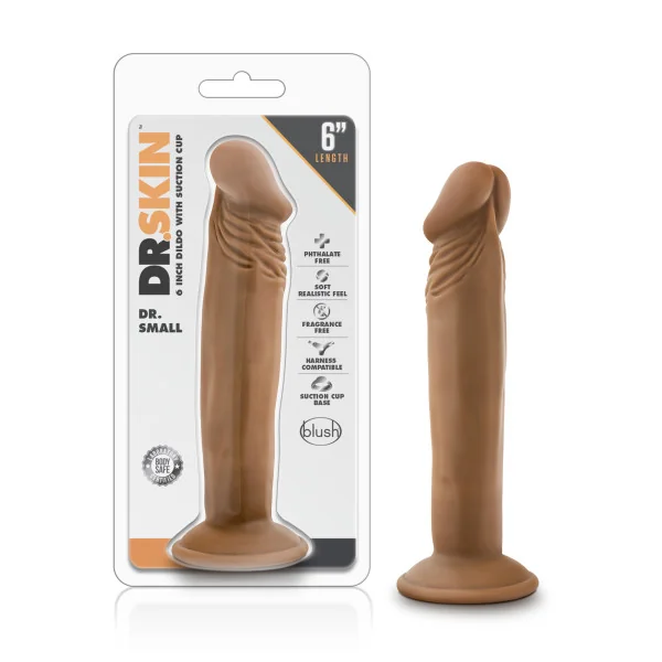 DR. SKIN DR. SMALL 6IN DILDO MOCHA
