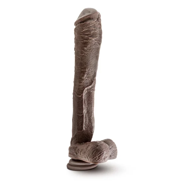 Dr. Skin Mr. Ed 13" Dildo With Suction Cup - Chocolate
