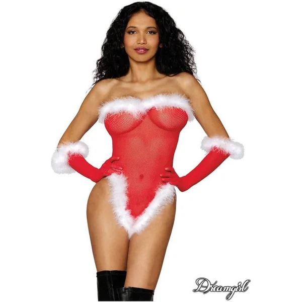 Dreamgirl Lingerie - Christmas Teddy 12674