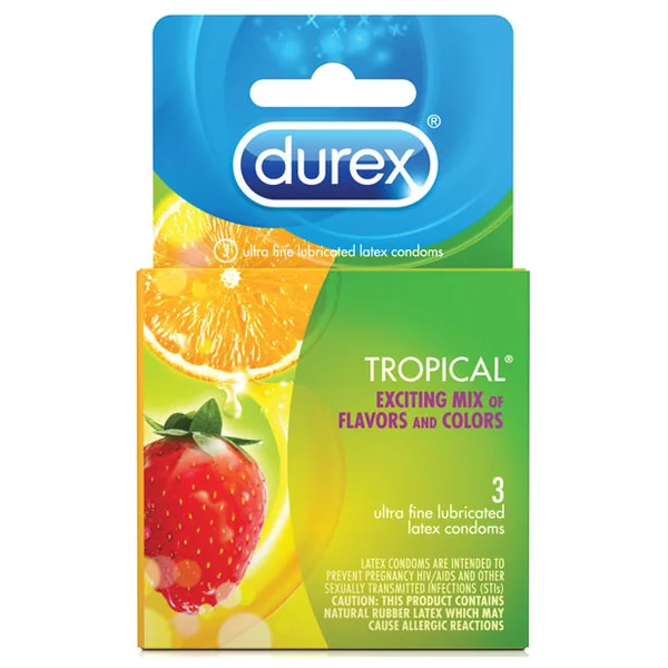 Durex Tropical Flavors - Box Of 3