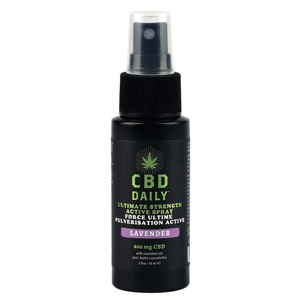 Earthly Body CBD Daily Ultimate Strength Active Spray - Lavender 2oz