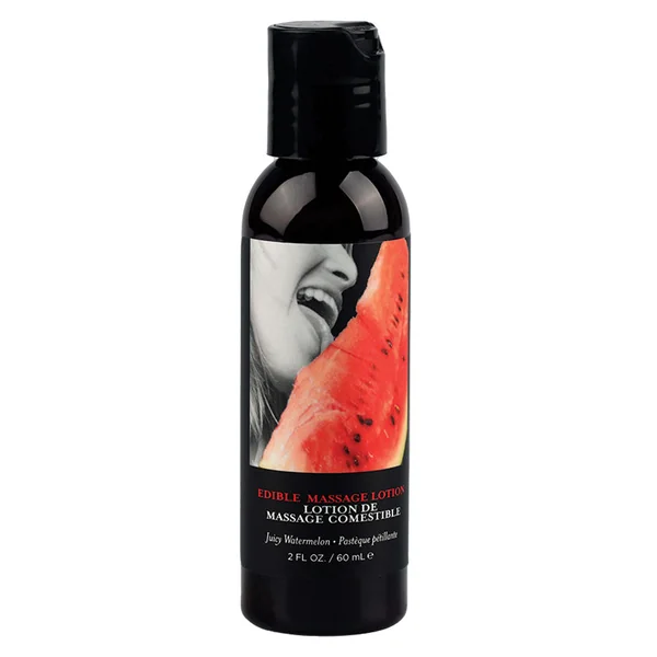 Earthly Body Edible Massage Lotion - Watermelon 2oz