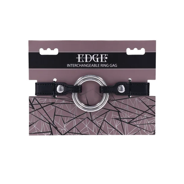 Edge Interchangeable Ring Gag - Black