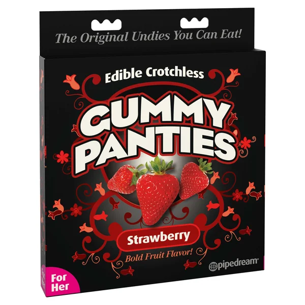 EDIBLE CROTCHLESS GUMMY PANTIES-STRAWBERRY
