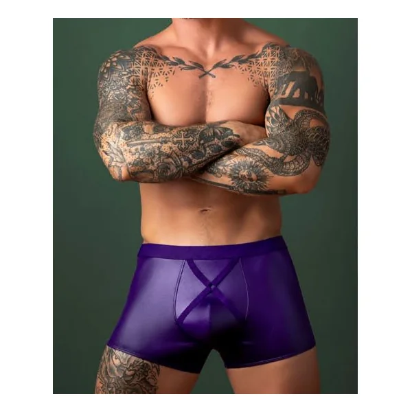 EGGPLANT CROSSOVER SHT LRG