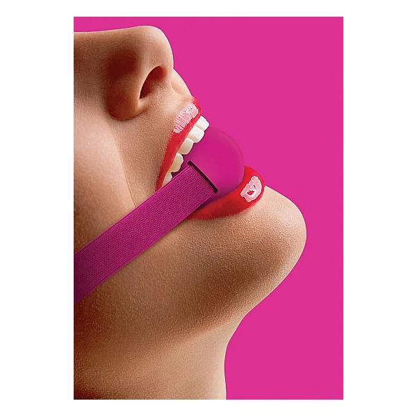 ELASTIC BALL GAG PINK