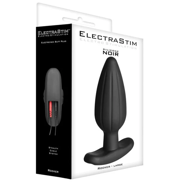 Electrastim Accessory - Silicone Noir Rocker Butt Plug