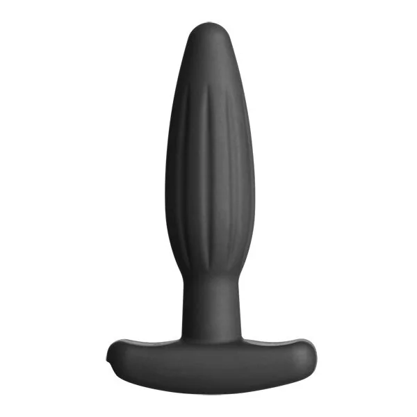 ELECTRASTIM - SILICONE BLACK ROCKER BUTT PLUG SMALL