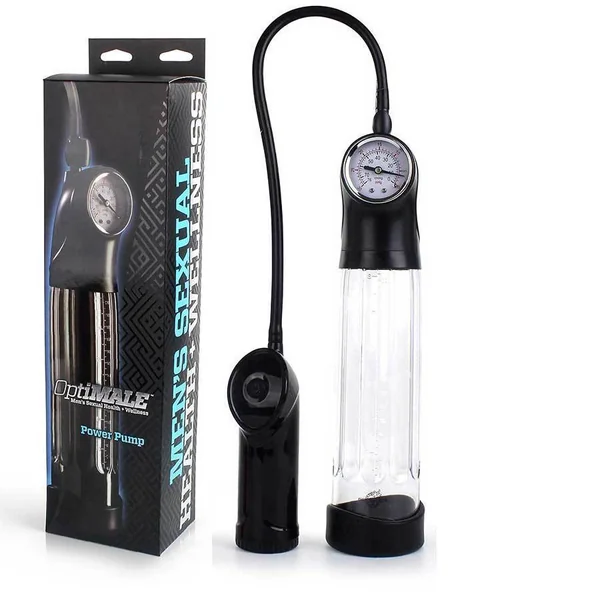 Electric Power Penis Pump with Air Gauge by Optimale