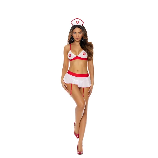 Elegant Moments Naughty Nurse Costume - White One Size
