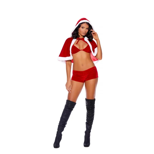 Elegant Moments Santa's Naughty Helper Costume - Red Small