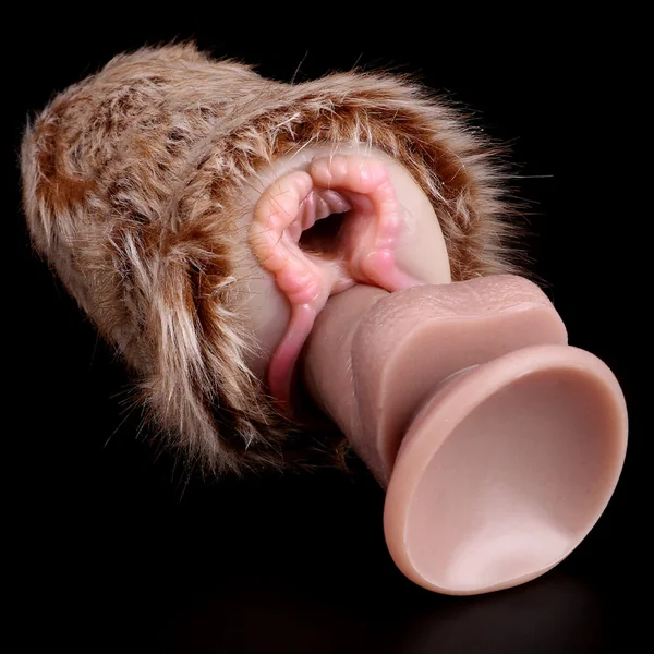Elk Animals Pussy Masturbation Cup - Furry Pocket Sex Doll Penis Blowjob Toys for Men