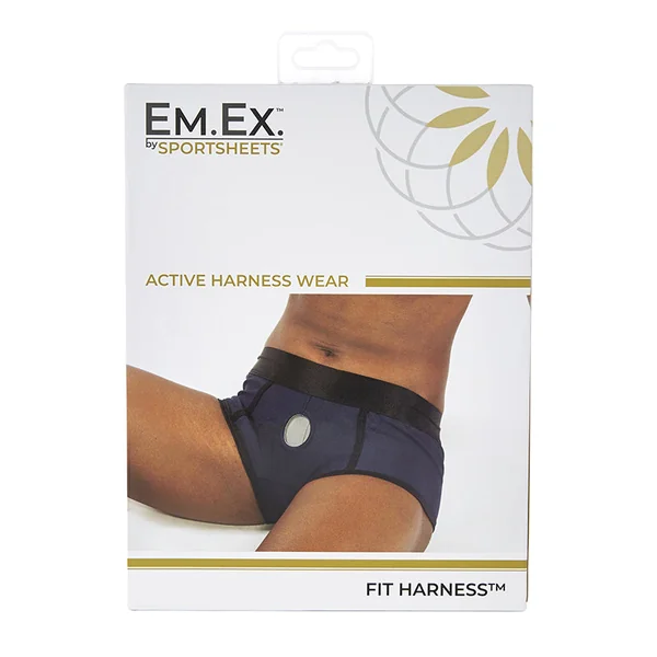 Em Ex Fit Brief Harness by Sportsheets