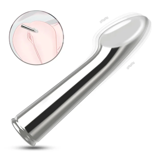 EmberIntimacy's Ambrosia - The Vibrating Metal G-Spot & Anal Spoon