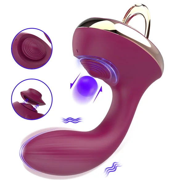 EmberIntimacy's Atelier - The 3-in-1 Luxury Suction, Tapping & G-Spot Vibe