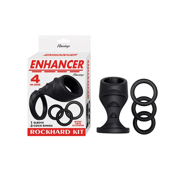 Enhancer Rockhard 4 In One Kit - Black