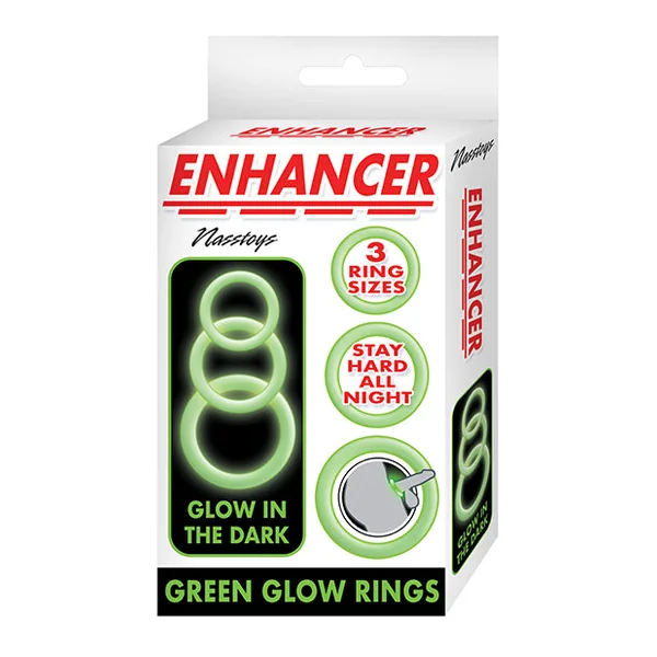 Enhancer Silicone Cockrings - Glow In The Dark