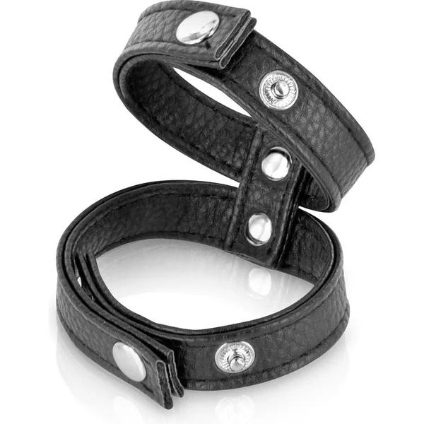 Erection Ring - FetishTentation - Double imitation leather cock ring