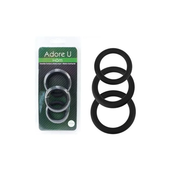 Erection Rings - Adore U - Ring Set