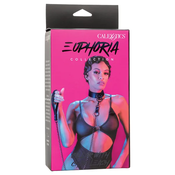 Euphoria Collection Collar With Chain Leash