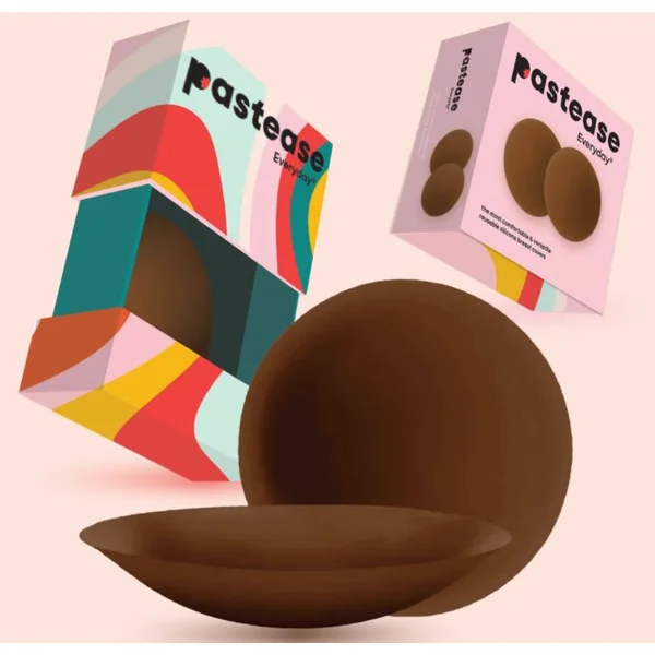 EVERYDAY SILICONE NIPPLE COVER REUSABLE MOCHA LARGE D+ CUP