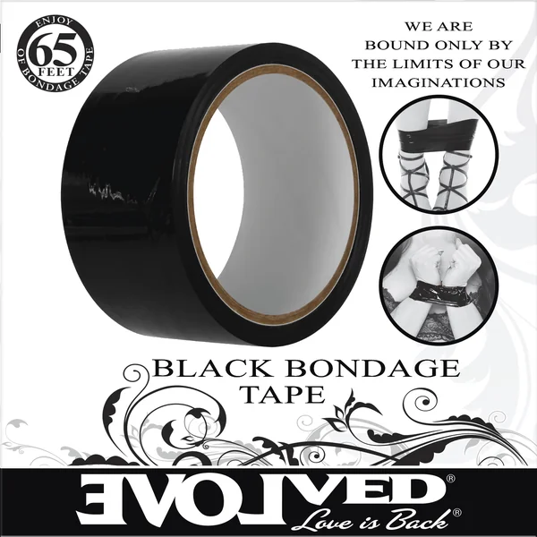EVOLVED BONDAGE TAPE BLACK 65 FT