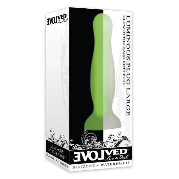 Evolved Luminous Anal Plug Large – Green