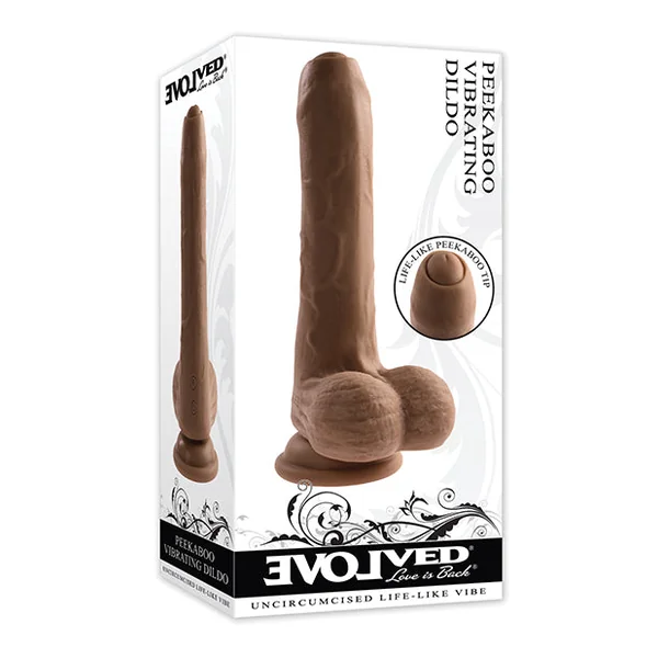 Evolved Peek A Boo Vibrating Dildo -